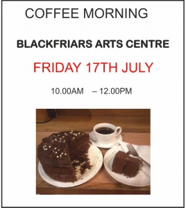 Coffee Morning - Friday 17th July 2015