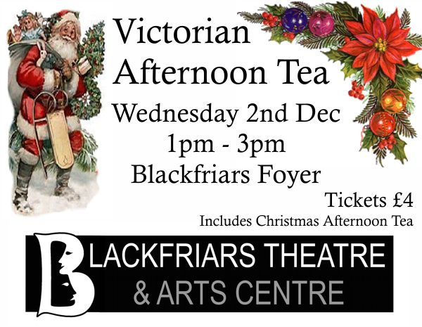 Victorian Afternoon Tea - Wednesday 2nd Dec