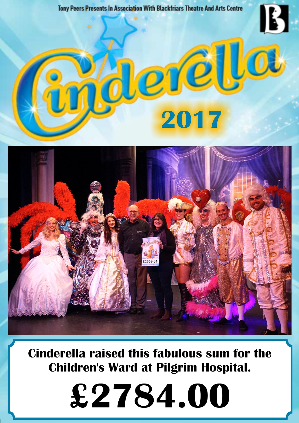 Cinderella raises thousands for Children's Ward for the 4th year running. 