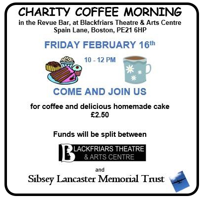 Charity Coffee Morning - Friday 16th February
