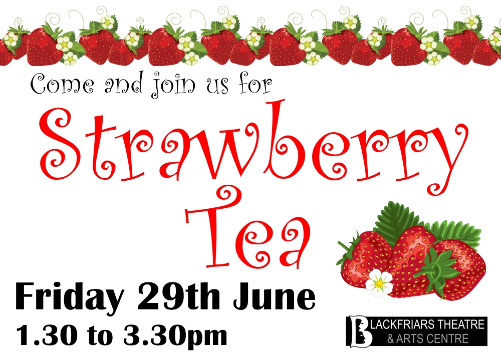 Join us for Strawberry Tea - 29th June
