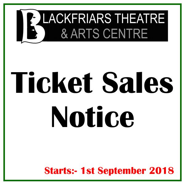Blackfriars Booking Fee Notice