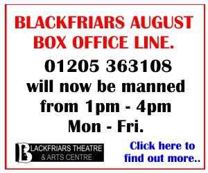 Box Office - Telephone Bookings - OPEN 1pm - 4pm