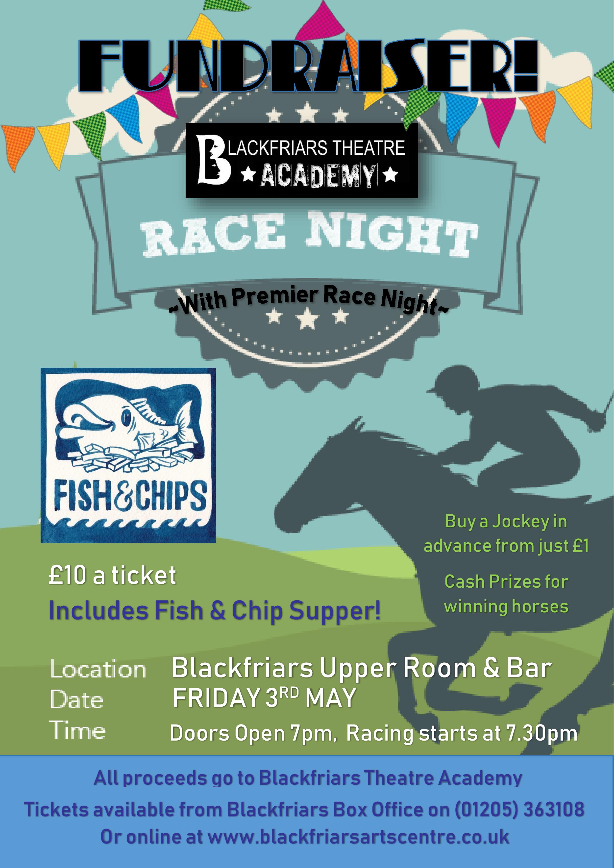 Blackfriars Theatre And Arts Centre Race Night Fundraiser 