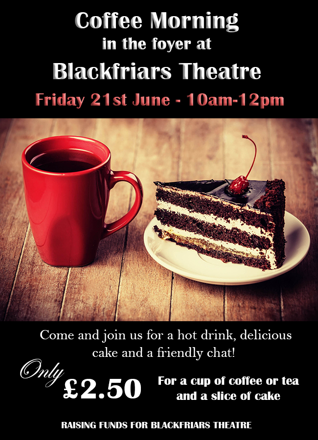 Coffee Morning - Friday 21st June 2019