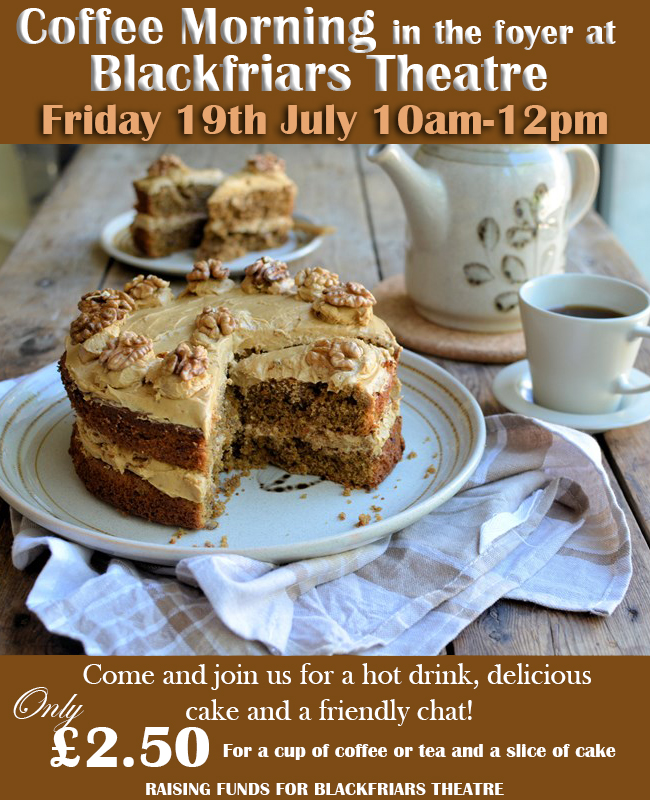 Coffee Morning - Friday 19th July 2019