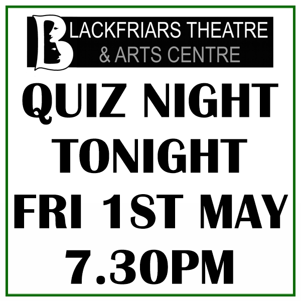 Blackfriars Online Quiz Night - Fri 1st May