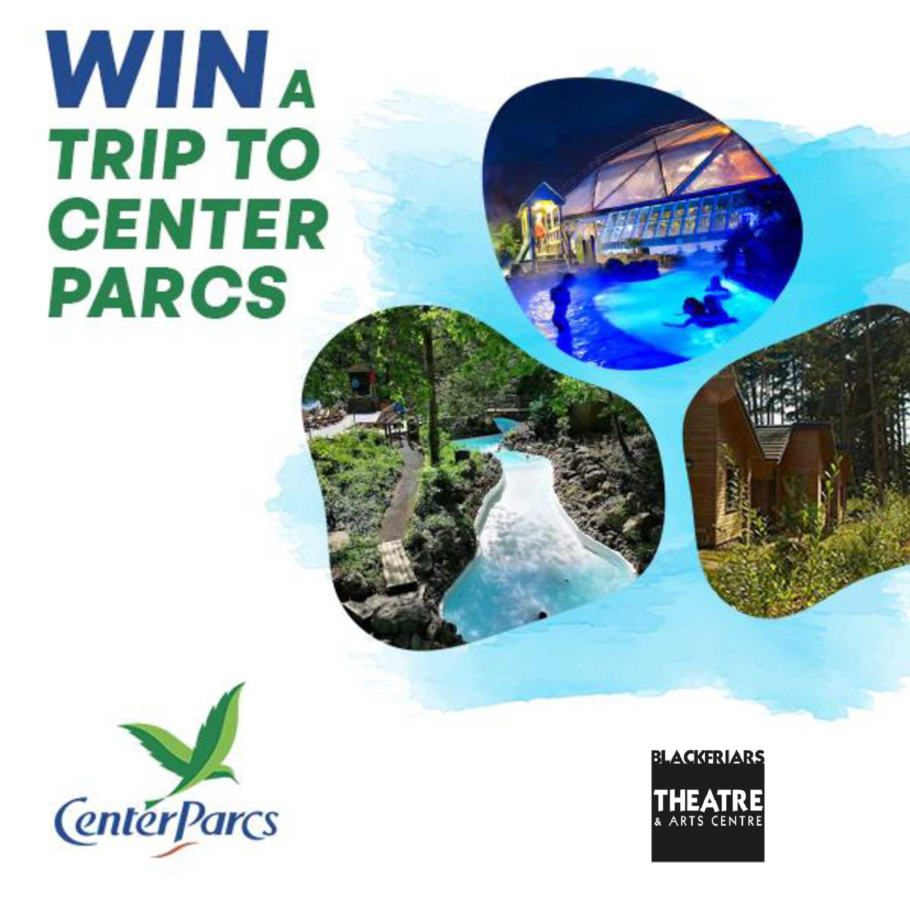 Win a trip to Center Parcs with Community Lottery