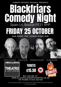 Blackfriars Comedy Night - October 2024