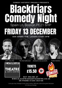 Blackfriars Comedy Night - December 2024