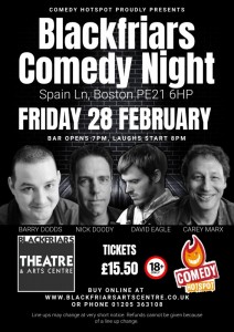 Blackfriars Comedy Night - February 2025