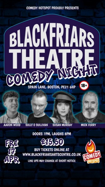 Blackfriars Comedy Night - April