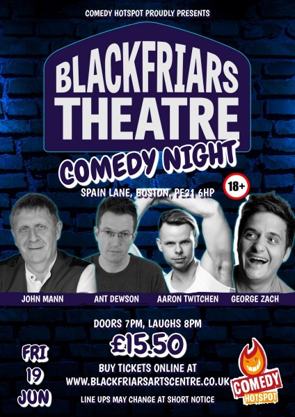 Blackfriars Comedy Night - June